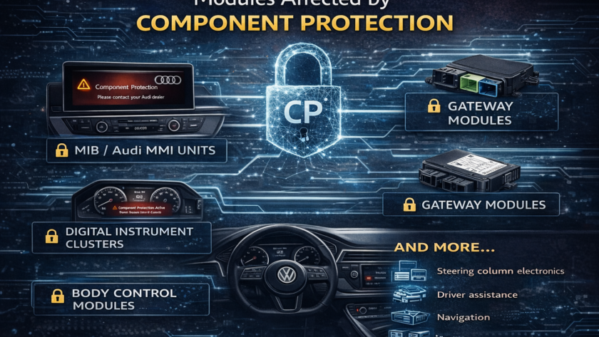 Modules Affected by Component Protection