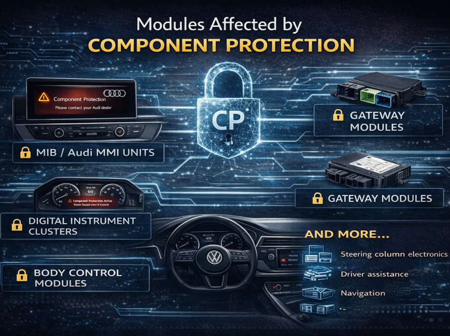 Modules Affected by Component Protection
