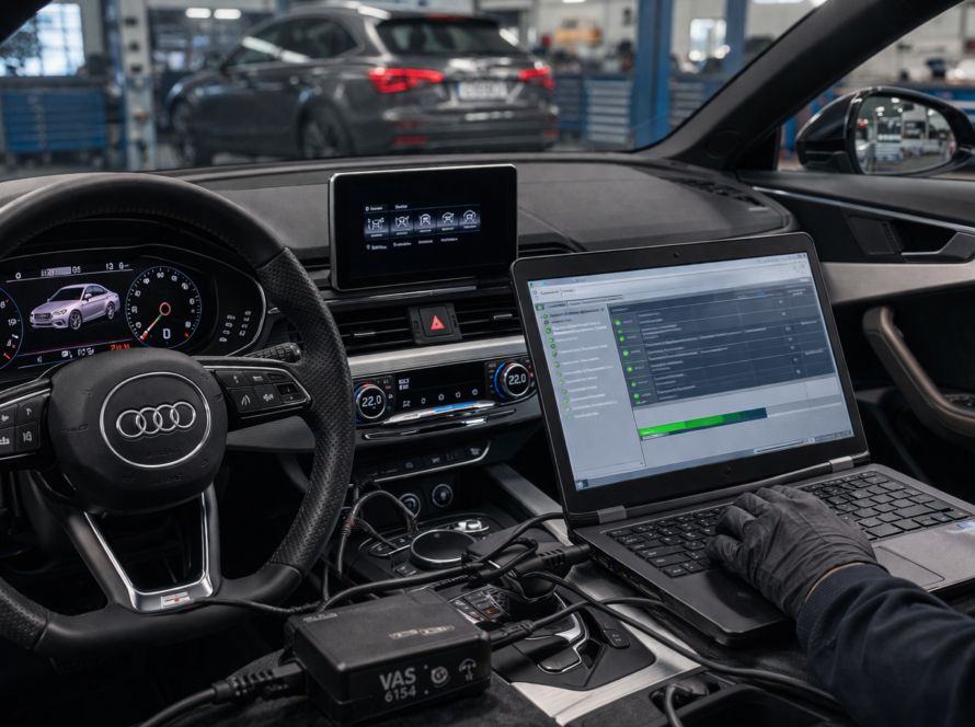 Component Protection Removal Audi A4 B9