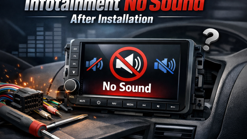 Infotainment No Sound After Installation