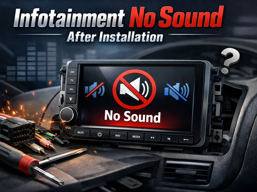 Infotainment No Sound After Installation